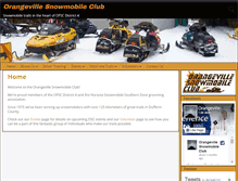 Tablet Screenshot of orangevillesnowmobileclub.com